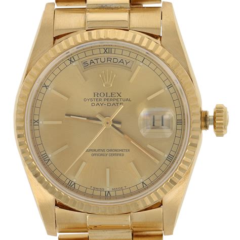 rolex man day date oyster